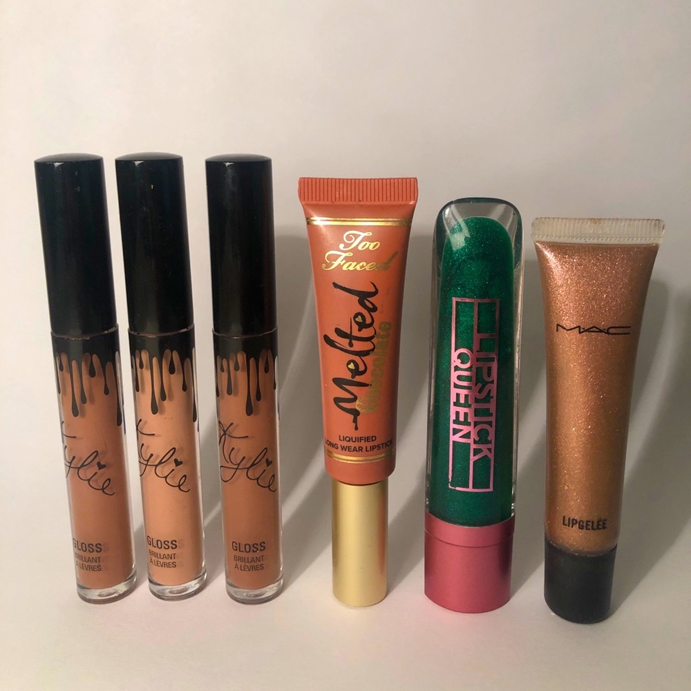 Lipgloss bundle: Kylie, two faced, MAC, LQ